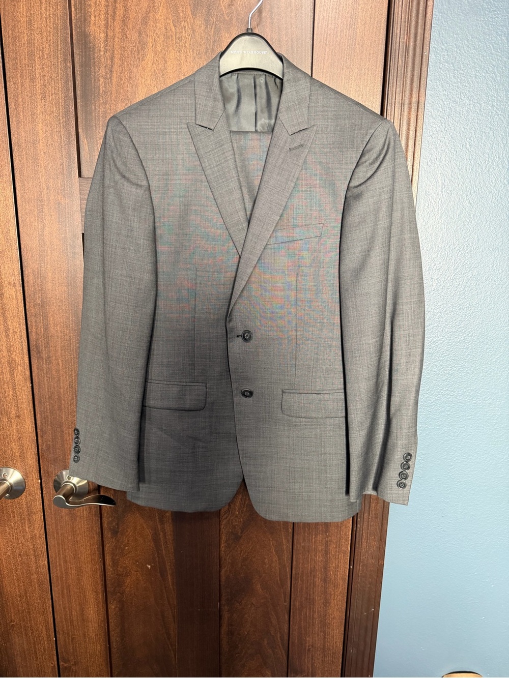 Calvin Klein Extreme Slim Fit Gray 2 Piece Suit Men’s 38R 34x27.5 Est
